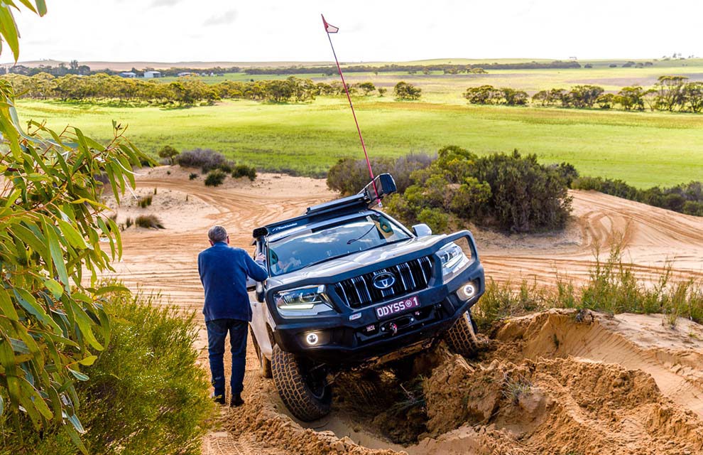 sand driving and winch training - peake - july 2026
